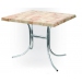 Стол для столовой Елена хром 120х70 хром/верзалит