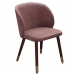 Дизайнерское кресло Bristol орех +серый велюр (Акция-остаток 3 шт)