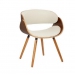 Дизайнерское кресло Ричмонд М, дерево гнутое, дуб+ белый к/з - 1 шт. !