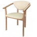 Кресло деревянное Алексис ясень/ткань