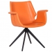 Кресло винтажное Vert orange leather