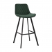 Барный стул Denver 75 см велюр зелений /синий/