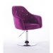 Кресло дизайнерское Luxury base хром /велюр