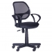 Крісло офісне Чат/АМФ-4 сидіння тканина А1/спинка сітка чорна