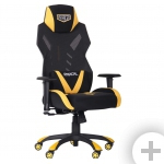 Крісло VR Racer Radical Wrex чорн/жовтий