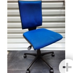 Крісло ITALY синхро чорний/ синій (1шт.)